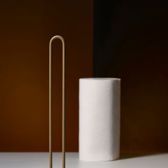 Zone Denmark Singles Warm Grey Paper Towel Rack - 3