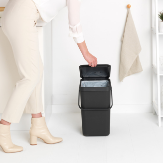 Brabantia Sort&Go sorting basket 25l, gray - 9