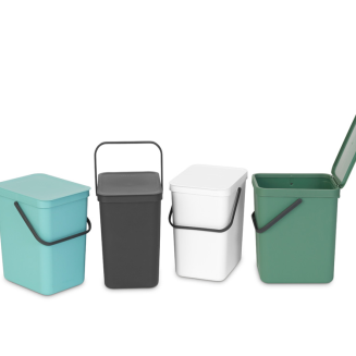 Brabantia Sort&Go sorting basket 25l, gray - 14