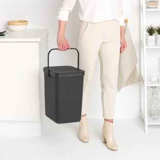 Brabantia Sort&Go sorting basket 25l, gray - 12