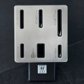  Set of 5 knives in a Zwilling Four Star self-sharpening block - Black - 9