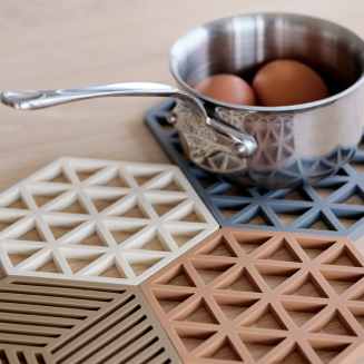 Zone Denmark Triangles Terracotta Dish Mat 16x14 cm - 3