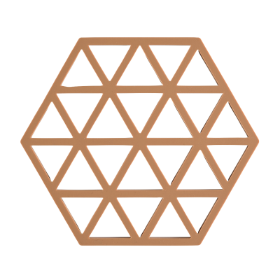 Zone Denmark Triangles Terracotta Dish Mat 16x14 cm