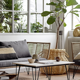  Bloomingville Mundo Gray garden table 60x90 cm - 2