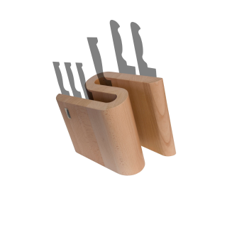  S Artelegno Grand Prix beech wood magnetic block - 2