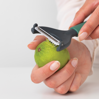  Brabantia Tasty+ Fir Green peeler with zester - 4