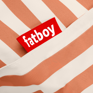 Pufa Fatboy The Original Outdoor Stripe Orange Creme 180x140 cm - 3