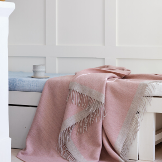 Koc Lapuan Kankurit RAUHA rose-beige 130x180 cm - 2