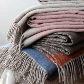 Koc Lapuan Kankurit RAUHA rose-beige 130x180 cm - 3