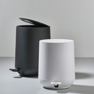  Zone Denmark Nova Soft Grey 3l Bathroom Basket - 3