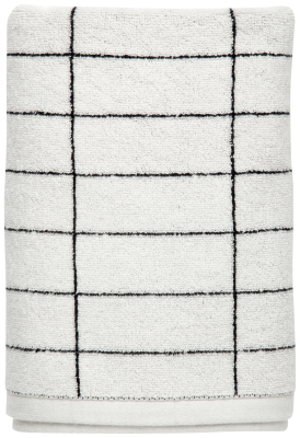Ręcznik Mette Ditmer TILE Black & Off-White