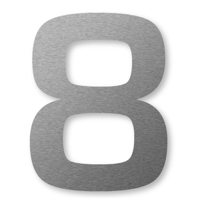  Keilbach Big Number "8" house number, 4 sizes
