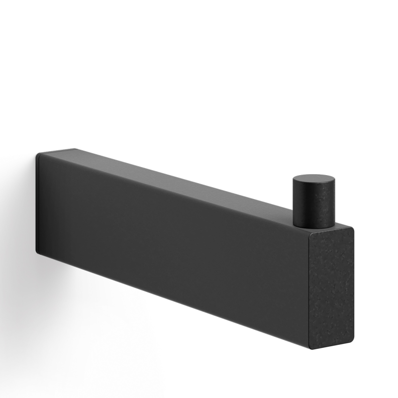 Zack Linea toilet paper holder black 12 cm
