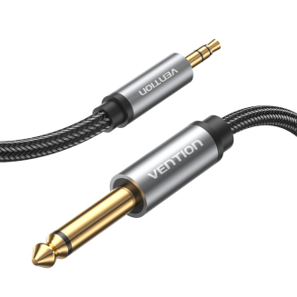 Kabel audio mini jack 3.5mm męski do jack 6.35mm męski Vention BCYHL 10m - 3