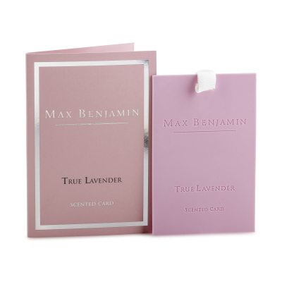  Max Benjamin Fragrance card - True Lavender