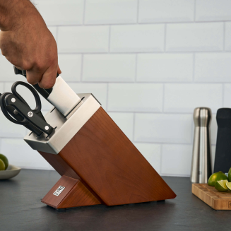 Set of 5 knives in a Zwilling Gourmet self-sharpening block - 12