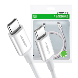 Kabel USB-C do USB-C UGREEN US264, 60W, 1.5m (biały) - 2