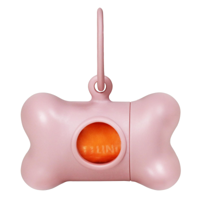 Pojemnik na worki United Pets Bon Ton różowy