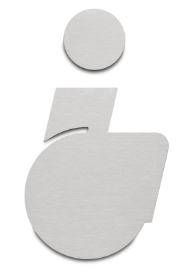  Keilbach Picto sign, disabled toilet