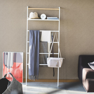  Yamazaki white clothes or towel rack - 4