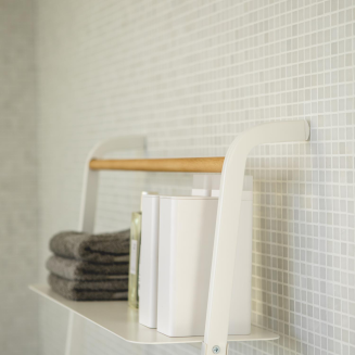  Yamazaki white clothes or towel rack - 8