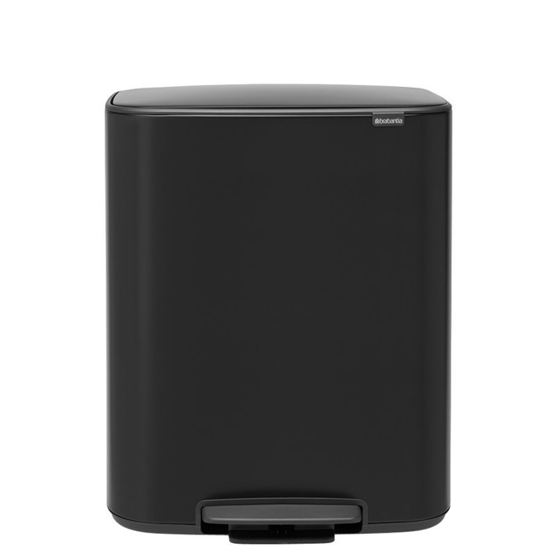 Brabantia Bo waste bin 2x30l, matte black