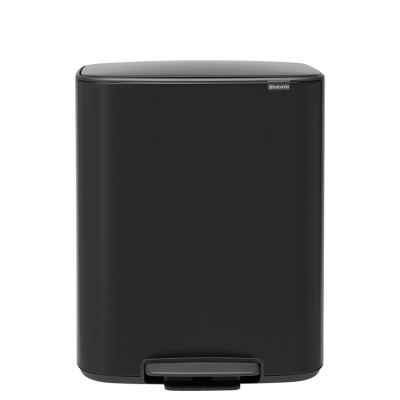 Brabantia Bo waste bin 2x30l, matte black