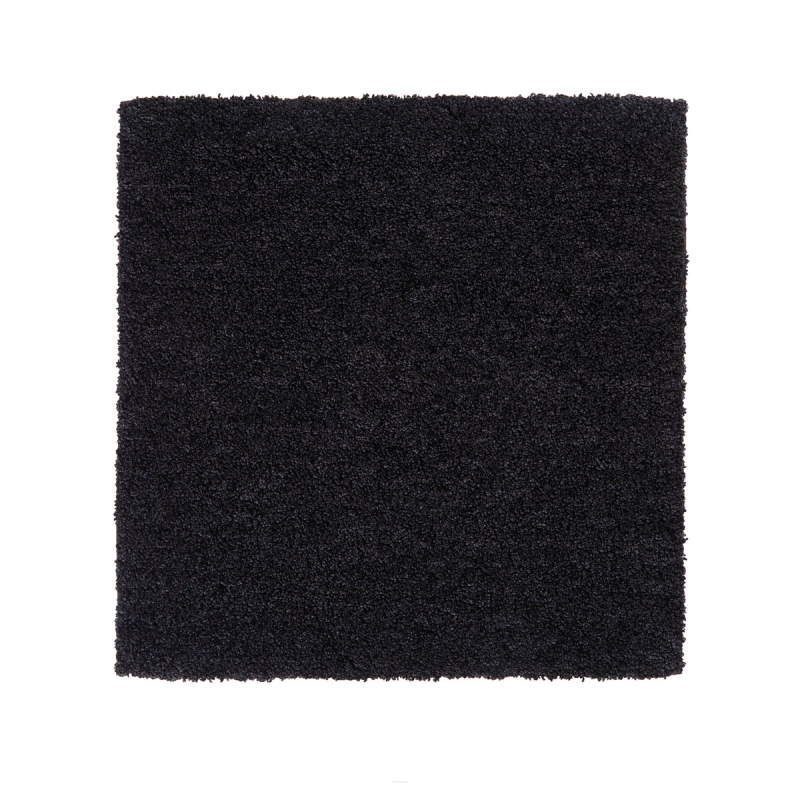  Aquanova Loa Black bathroom rug 60x60 cm