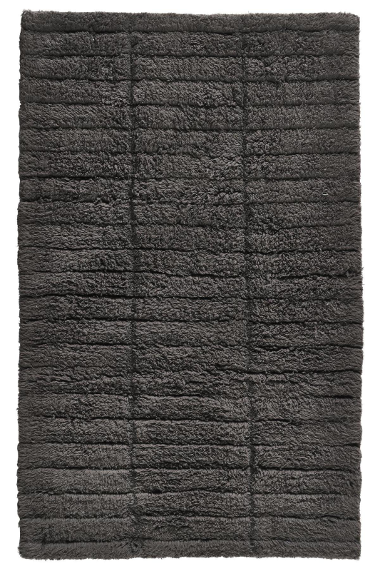Bath mat Zone Denmark Tiles Anthracite 50x80 cm