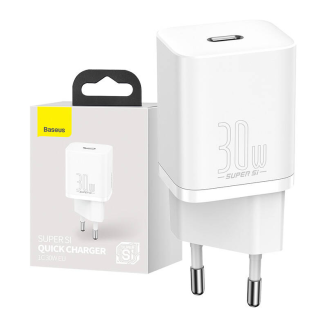 Ładowarka sieciowa Baseus Super Si Quick Charger 1C 30W (biała) - 9