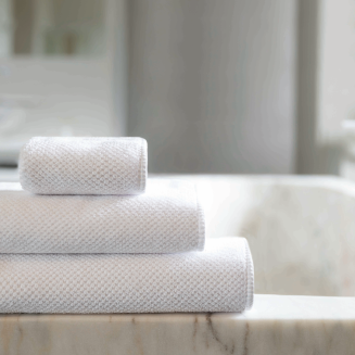  Graccioza Bee Waffle Blush towel - 6