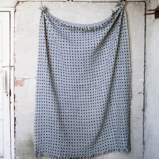  Lapuan Kankurit Corona blanket grey-rainy blue 130x170 cm - 2