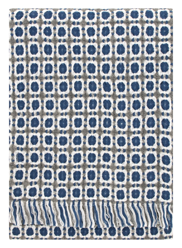  Lapuan Kankurit Corona blanket grey-rainy blue 130x170 cm