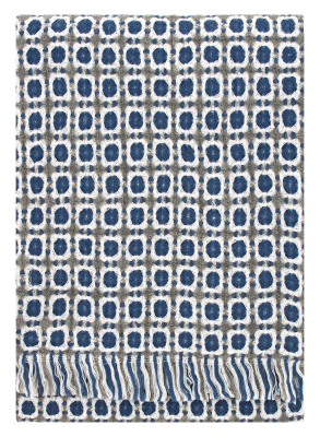  Lapuan Kankurit Corona blanket grey-rainy blue 130x170 cm