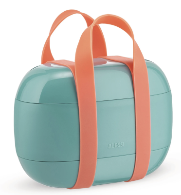 Alessi Food à Porter lunch box, blue