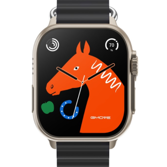 Smartwatch Męski RUBICON RNCF17 Tytan/Black SMARUB268 - 2