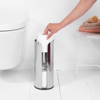  Brabantia ReNew Brilliant Steel toilet paper dispenser - 4