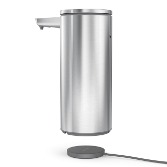  Touchless dispenser with a battery and a container for Simplehuman accessories, brushed steel - 6
