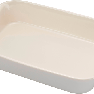  Set of 3 rectangular Staub ceramic platters - Ivory - 2
