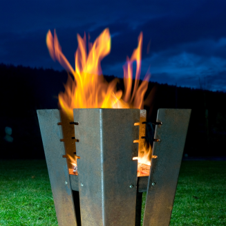  Keilbach Fuji garden fire pit with grill - 9