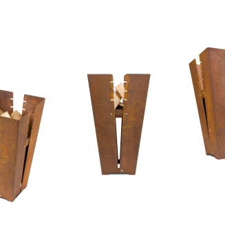  Keilbach Fuji garden fire pit with grill - 6