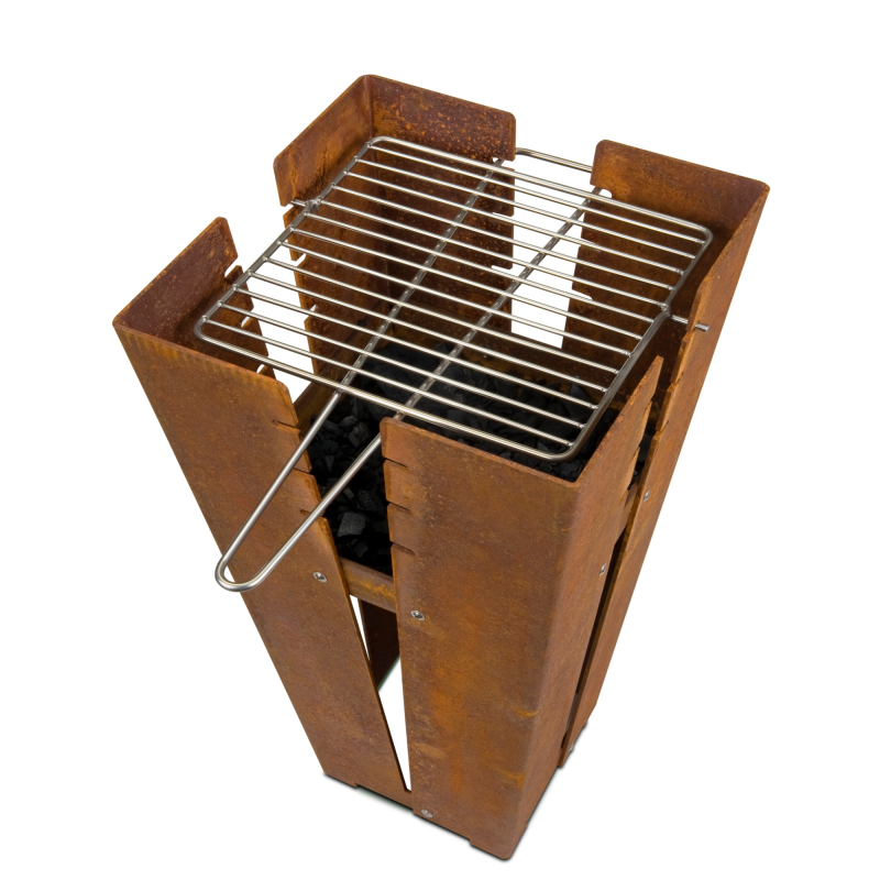  Keilbach Fuji garden fire pit with grill