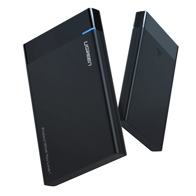 Obudowa zewnętrzna dysku HDD/SSD 2,5" UGREEN US221, SATA, USB 3.0 (czarna)