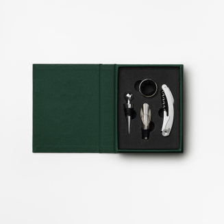 Zestaw prezentowy do wina - szary | PRINTWORKS - 2