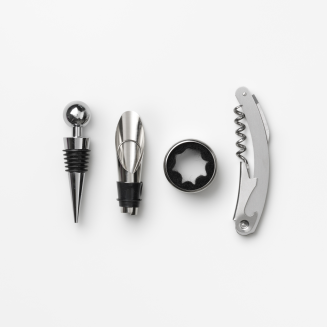 Zestaw prezentowy do wina - szary | PRINTWORKS - 3