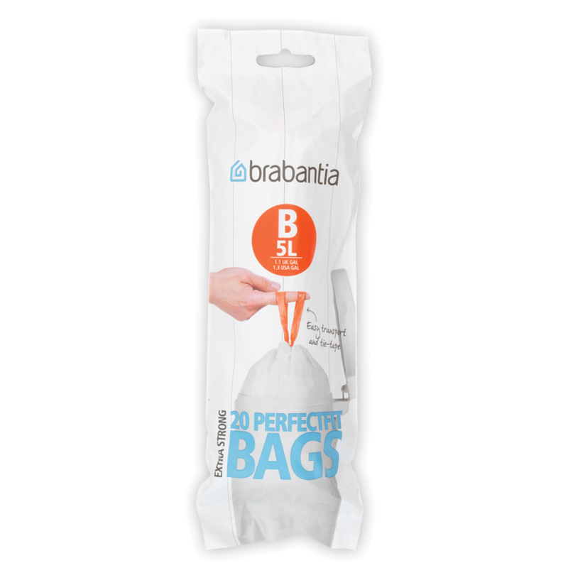  Brabantia PerfectFit Bags garbage bags size B 5l 20 pcs