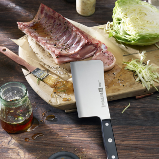  Set: Zwilling Gourmet Chinese cleaver + sharpener - 4