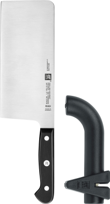  Set: Zwilling Gourmet Chinese cleaver + sharpener