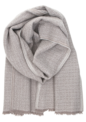  Merino wool scarf Lapuan Kankurit Koli beige-white 60x220 cm