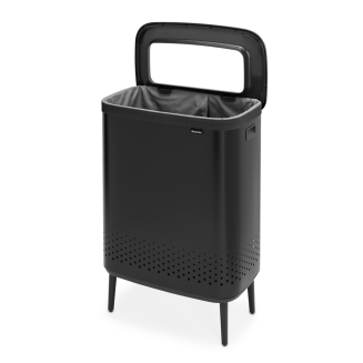  Brabantia Bo laundry basket 2x45l, matte black - 3